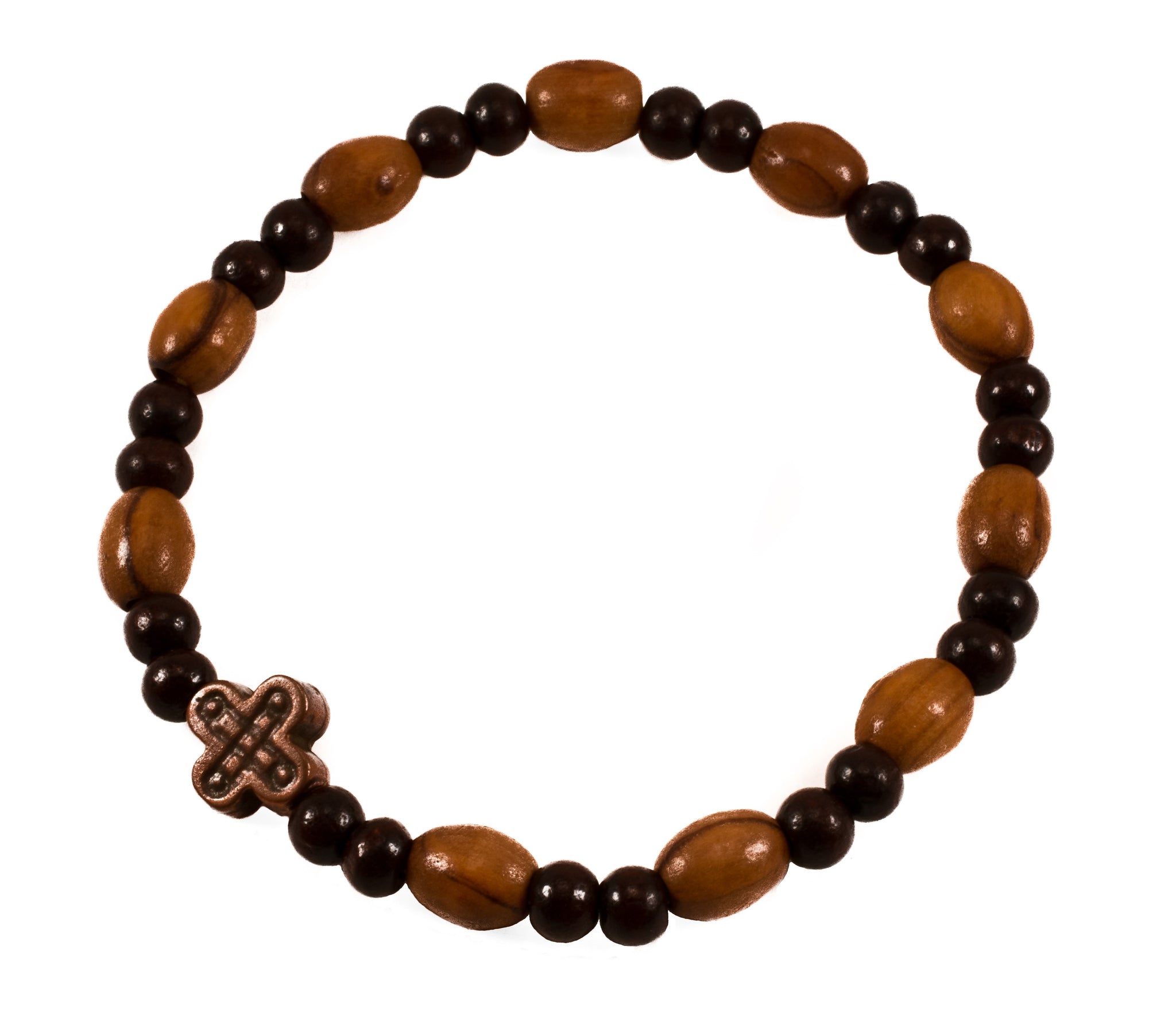 Buy Olive Wood Adjustable 8mm Rosary Bracelet Online at Low Prices in India  | Amazon Jewellery Store - Amazon.in