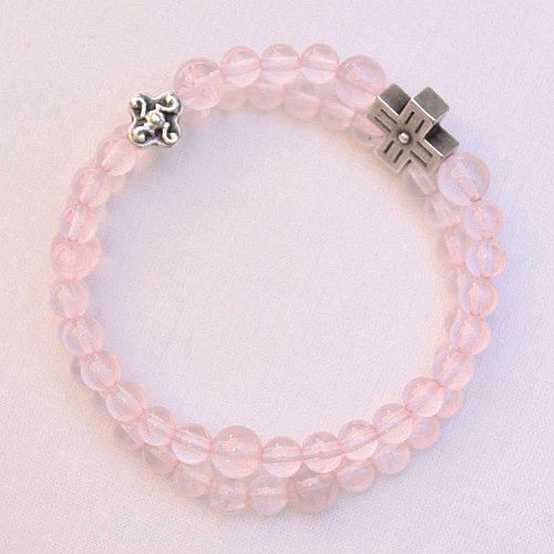 Rose Quartz Rosary bracelet