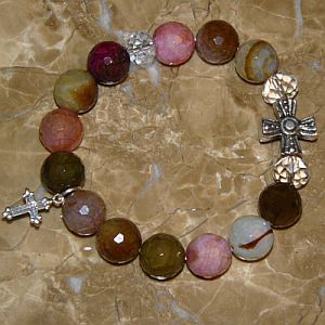 Agate Rosary Bracelet