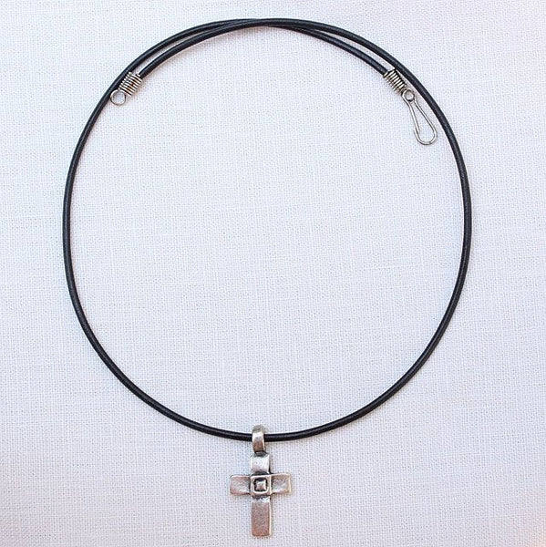 Square Cross Necklace